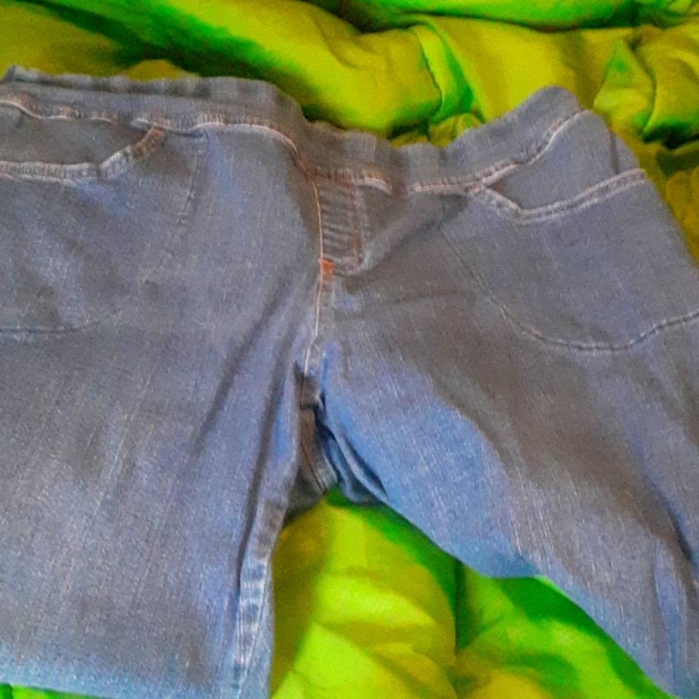 Women's elastic waist blues jeans size 16W-18W